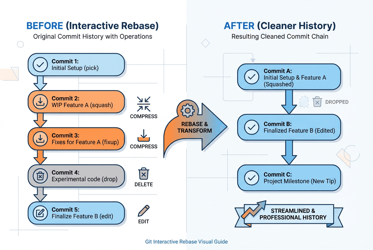 交互式变基流程